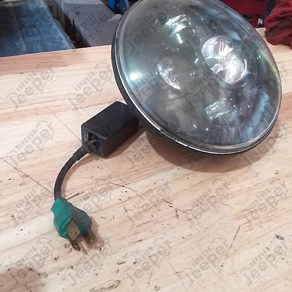 Occasion : Lot de 2 phares avant ronds à LED de 7" pour Jeep CJ6, CJ7, CJ8, TJ, JK