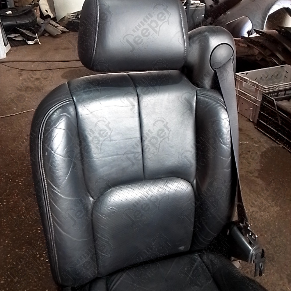 Occasion : Siège avant gauche en cuir noir réglable électriquement pour Cadillac Seville STS 4.6L V8 - 32 soupapes - 4 portes - Boite automatique 4 rapports