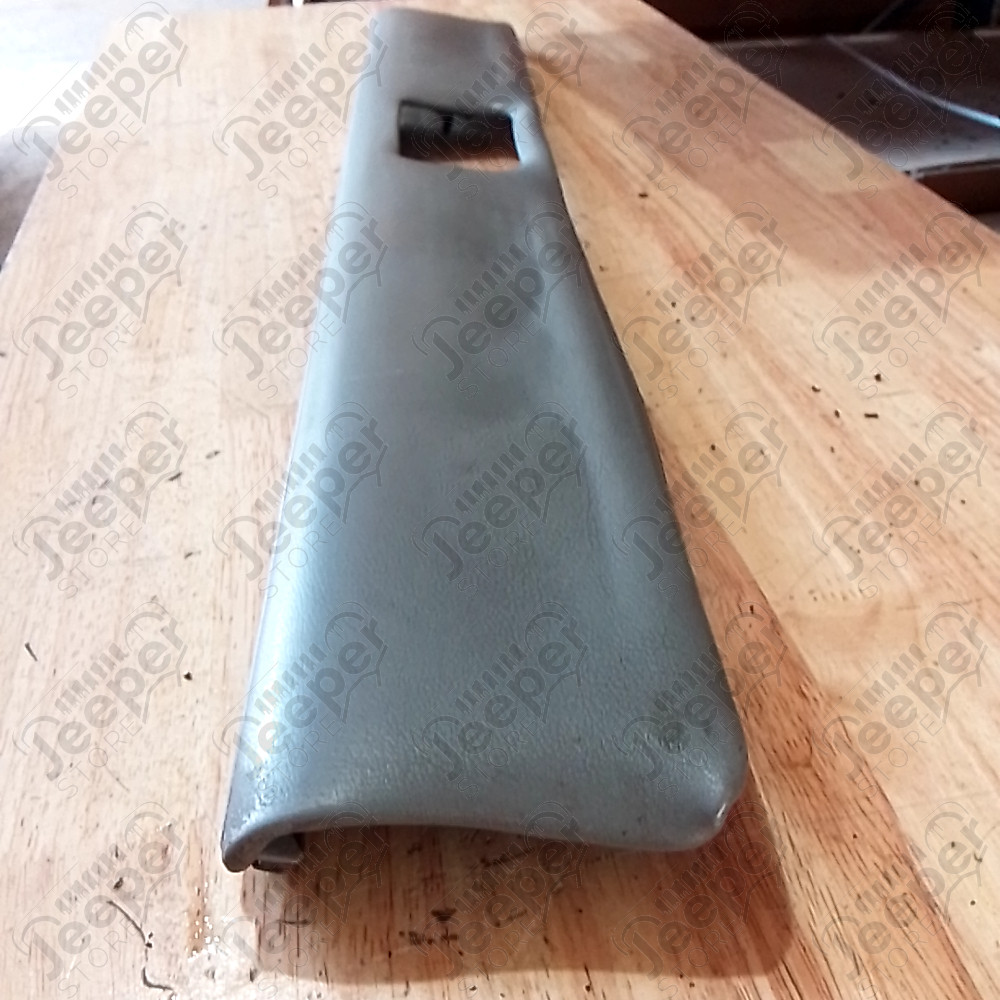Occasion : Panneau de porte supérieur intérieur en cuir gris coté gauche pour Jeep CJ7, CJ8, YJ