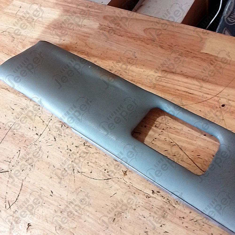 Occasion : Panneau de porte supérieur intérieur en cuir gris coté gauche pour Jeep CJ7, CJ8, YJ