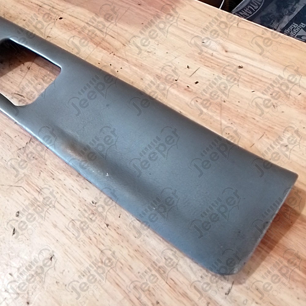 Occasion : Panneau de porte supérieur intérieur en cuir gris coté gauche pour Jeep CJ7, CJ8, YJ