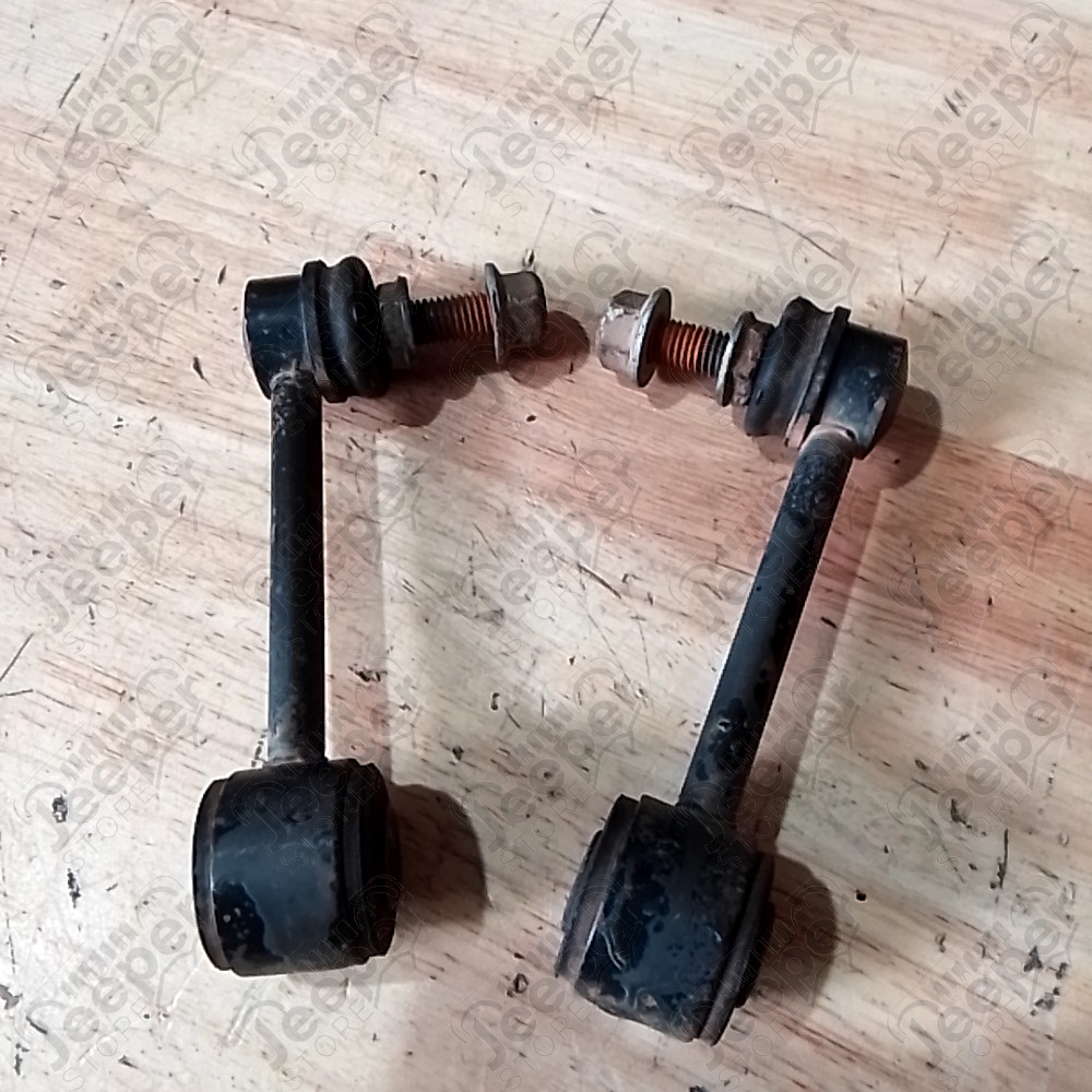 Occasion : Lot de 2 biellettes de barre stabilisatrice/ longueur entraxe : 13 cm pour Jeep Wrangler JK