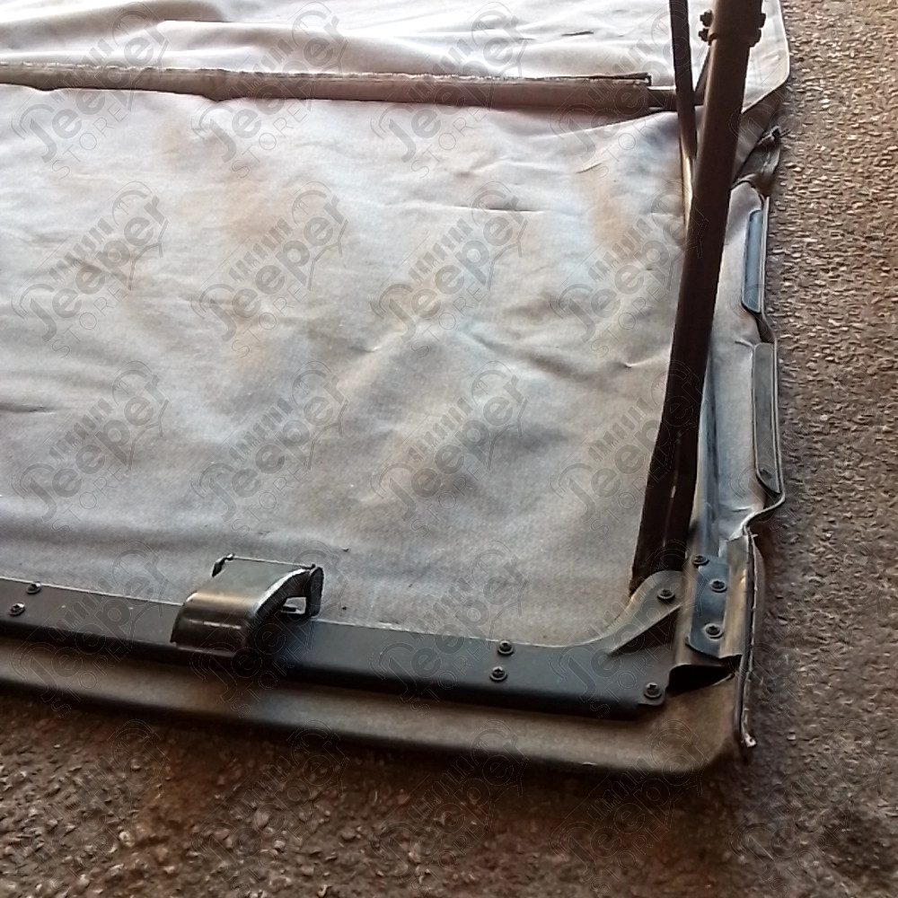 Occasion : Bâche Bestop grise incomplète. pour Jeep CJ7, YJ, TJ