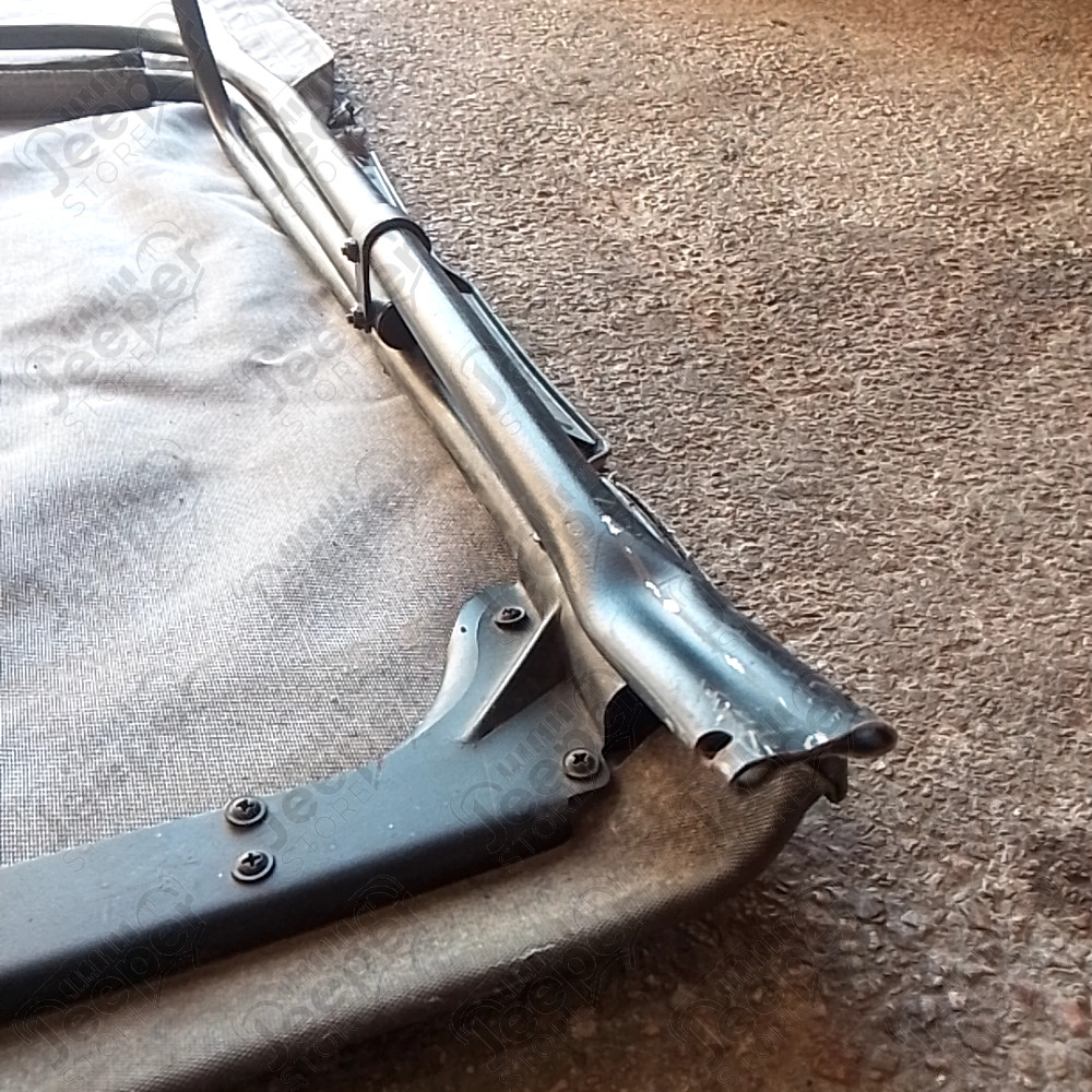 Occasion : Bâche Bestop grise incomplète. pour Jeep CJ7, YJ, TJ