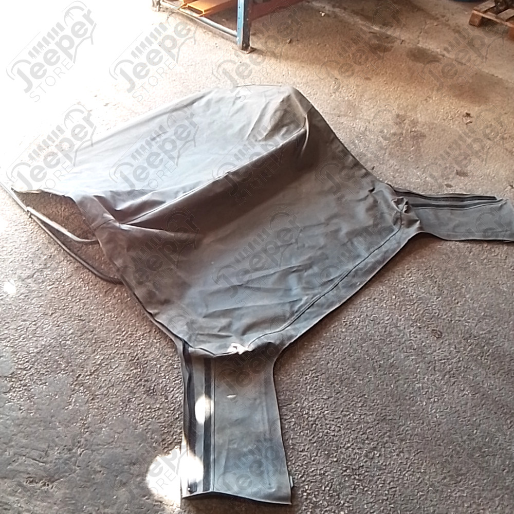 Occasion : Bâche Bestop grise incomplète. pour Jeep CJ7, YJ, TJ