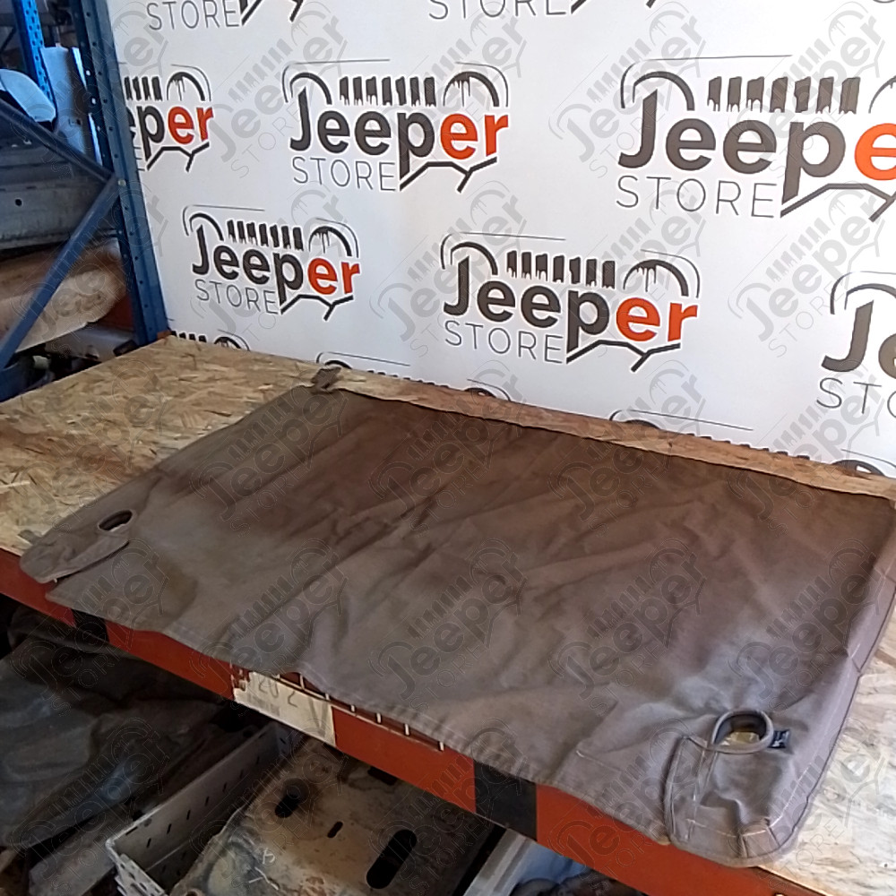 Occasion : Duster couverture de plateau marron Kayline pour Jeep Wrangler YJ