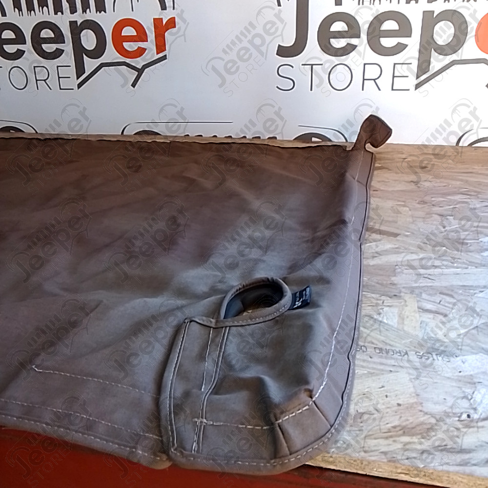 Occasion : Duster couverture de plateau marron Kayline pour Jeep Wrangler YJ