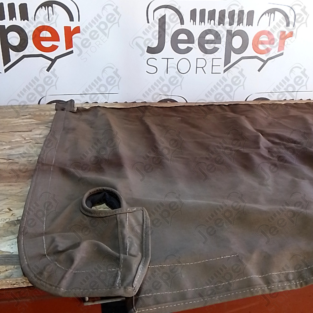 Occasion : Duster couverture de plateau marron Kayline pour Jeep Wrangler YJ