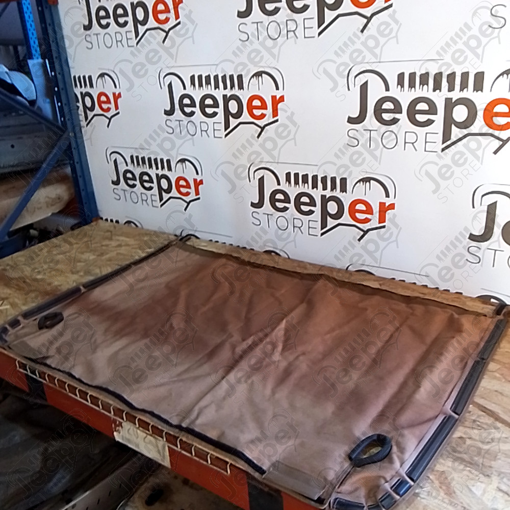 Occasion : Duster couverture de plateau marron Kayline pour Jeep Wrangler YJ