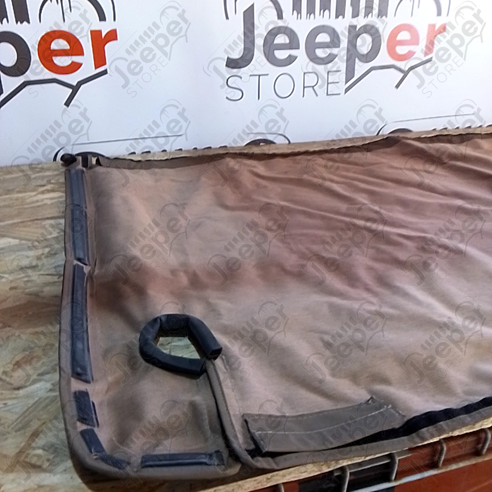 Occasion : Duster couverture de plateau marron Kayline pour Jeep Wrangler YJ