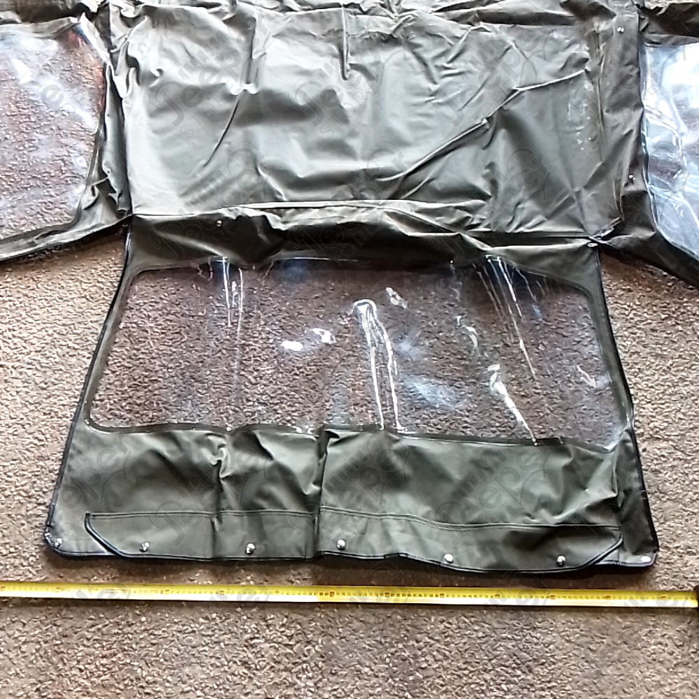 Occasion : Bâche Kayline verte pour Jeep M38A, CJ2A, CJ3A, CJ3B, CJ5