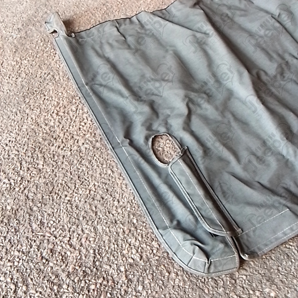 Occasion : Duster couverture de plateau gris / kaki Kayline pour Jeep CJ5, CJ7, YJ