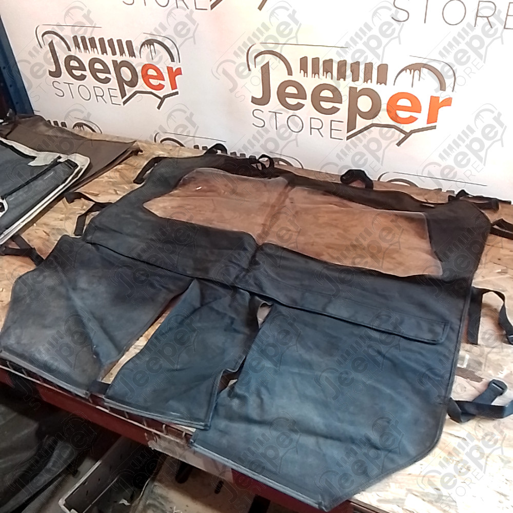 Occasion : Windjammer rideau arrière noir (origine Jeep Mopar) pour Jeep TJ, JK