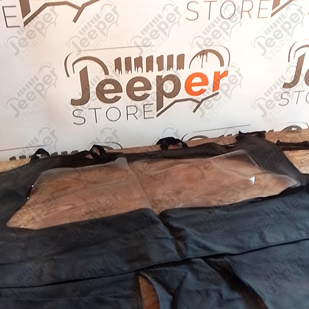 Occasion : Windjammer rideau arrière noir (origine Jeep Mopar) pour Jeep TJ, JK