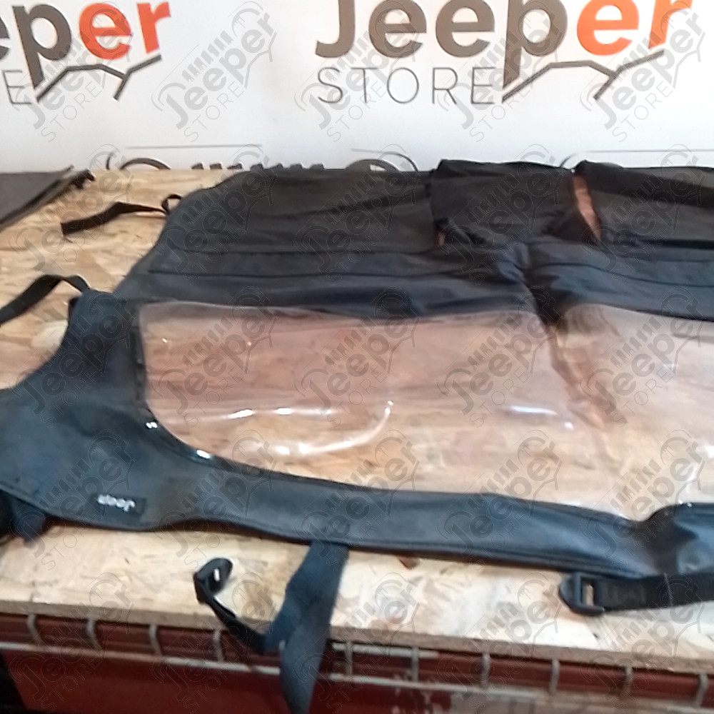 Occasion : Windjammer rideau arrière noir (origine Jeep Mopar) pour Jeep TJ, JK