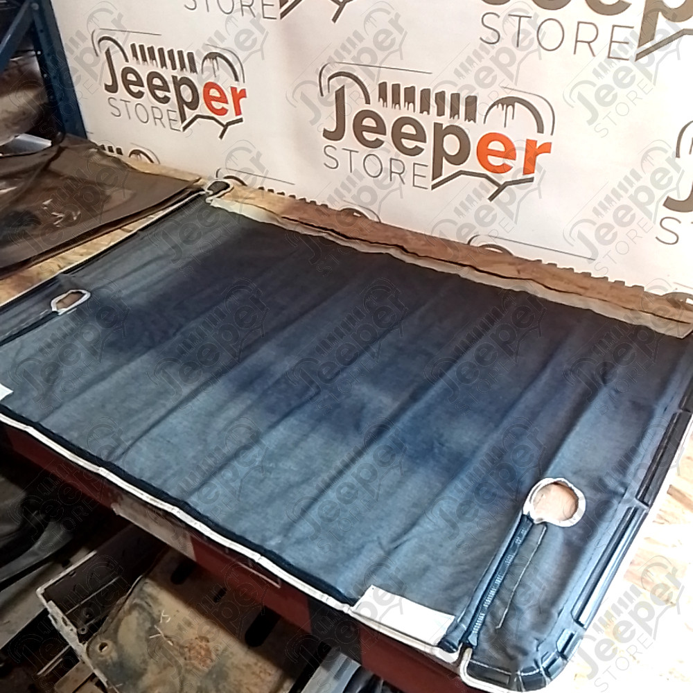 Occasion : Duster couverture de plateau simili cuir blanc marque Kayline pour Jeep CJ5, CJ7, YJ