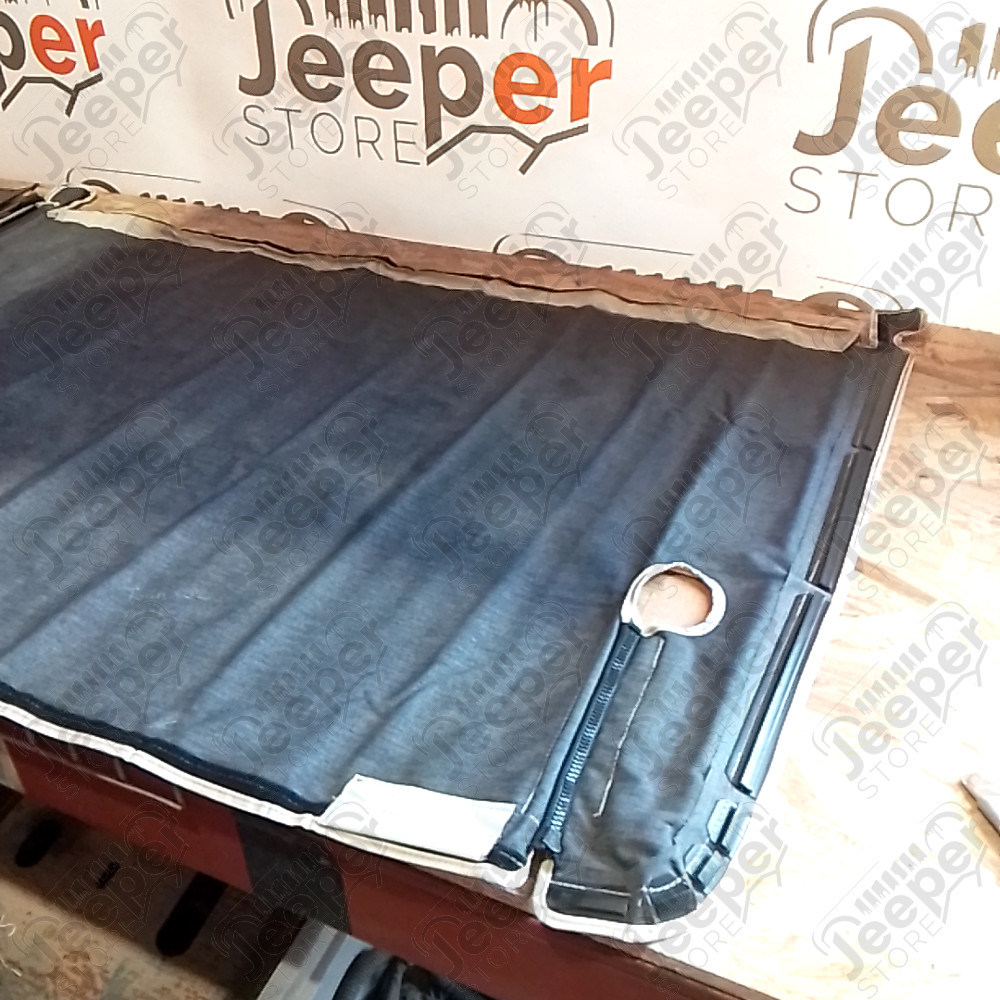 Occasion : Duster couverture de plateau simili cuir blanc marque Kayline pour Jeep CJ5, CJ7, YJ