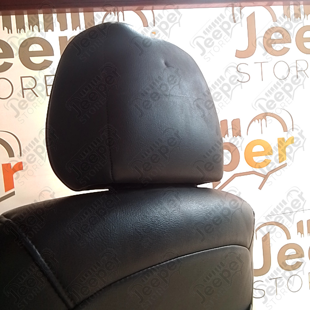 Occasion : Siège avant gauche en cuir noir réglable électriquement (sans socle) pour Jeep Grand Cherokee ZJ, ZG