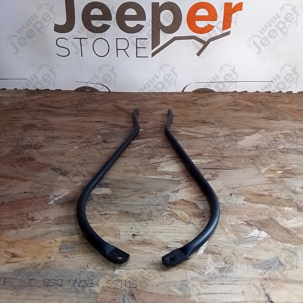 Occasion : Lot de 2 barres métalliques pour bâche entourage de porte pour Jeep CJ7, CJ8, YJ, TJ