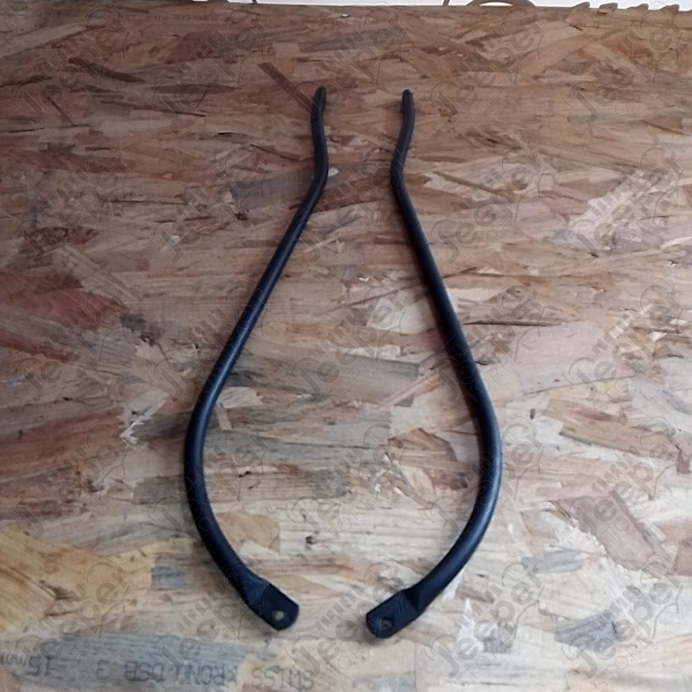Occasion : Lot de 2 barres métalliques pour bâche entourage de porte pour Jeep CJ7, CJ8, YJ, TJ