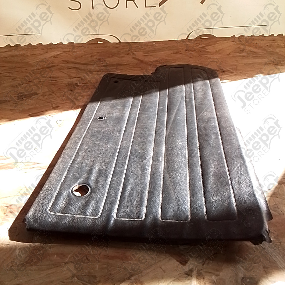 Occasion : Panneau de porte intérieur d'origine avant droit en cuir noir pour Jeep CJ7, CJ8, YJ