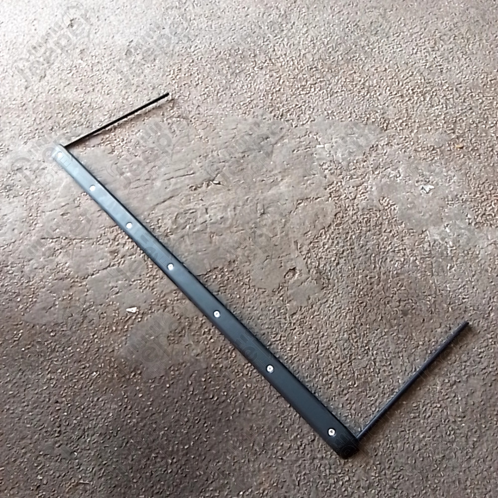 Occasion : Armature métallique noire pour bâche dessus baie de pare brise pour Jeep CJ7, YJ, TJ