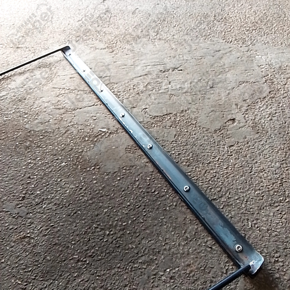 Occasion : Armature métallique noire pour bâche dessus baie de pare brise pour Jeep CJ7, YJ, TJ