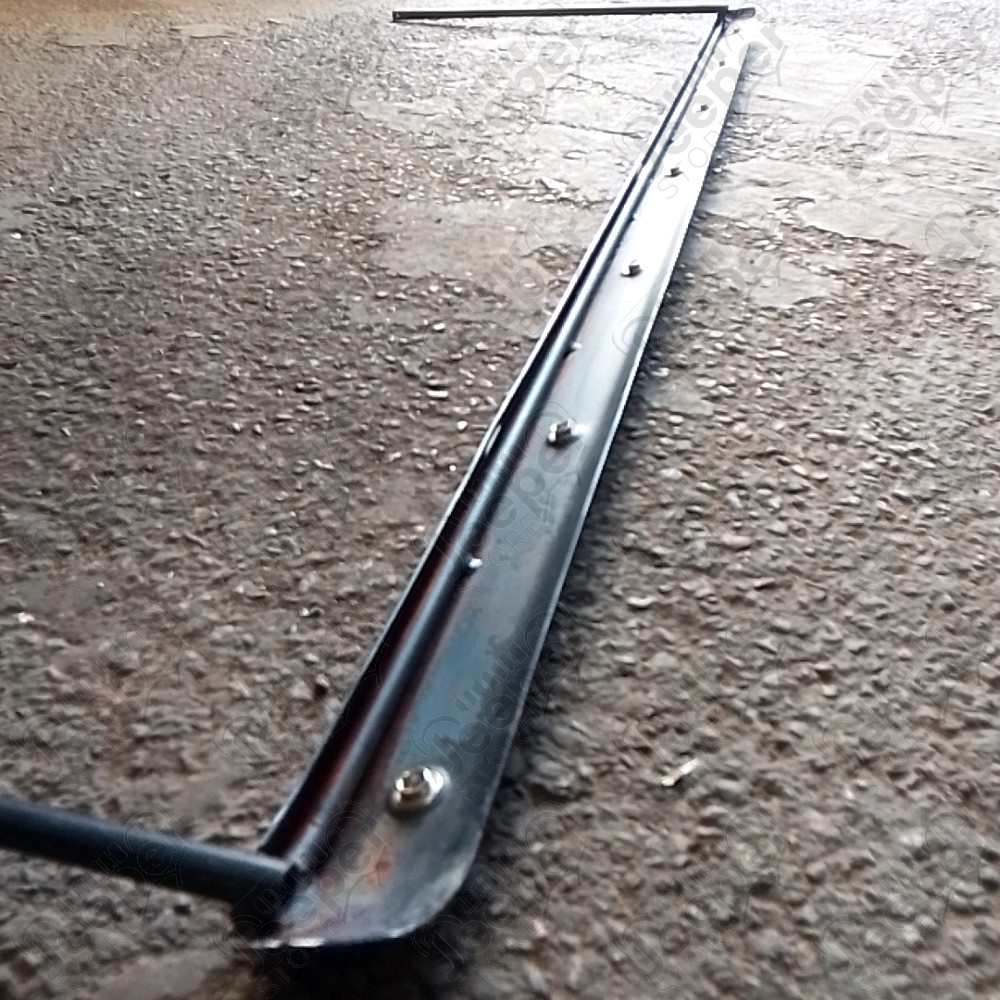Occasion : Armature métallique noire pour bâche dessus baie de pare brise pour Jeep CJ7, YJ, TJ