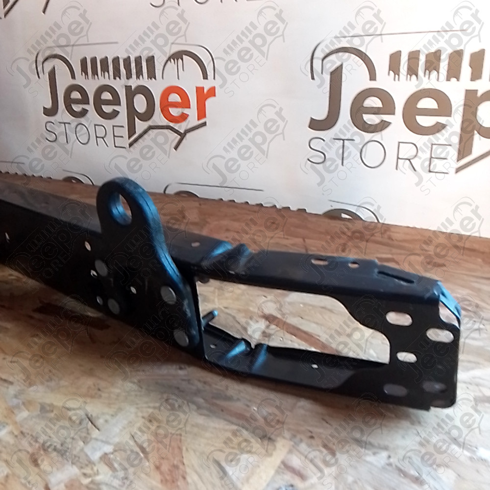 Occasion : Traverse acier pour pare chocs avant avec crochet de remorquage pour Jeep JL, JT