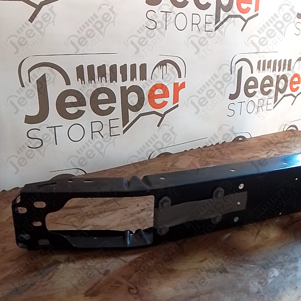 Occasion : Traverse acier pour pare chocs avant avec crochet de remorquage pour Jeep JL, JT