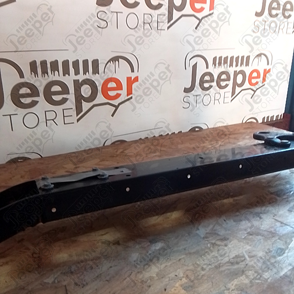 Occasion : Traverse acier pour pare chocs avant avec crochet de remorquage pour Jeep JL, JT