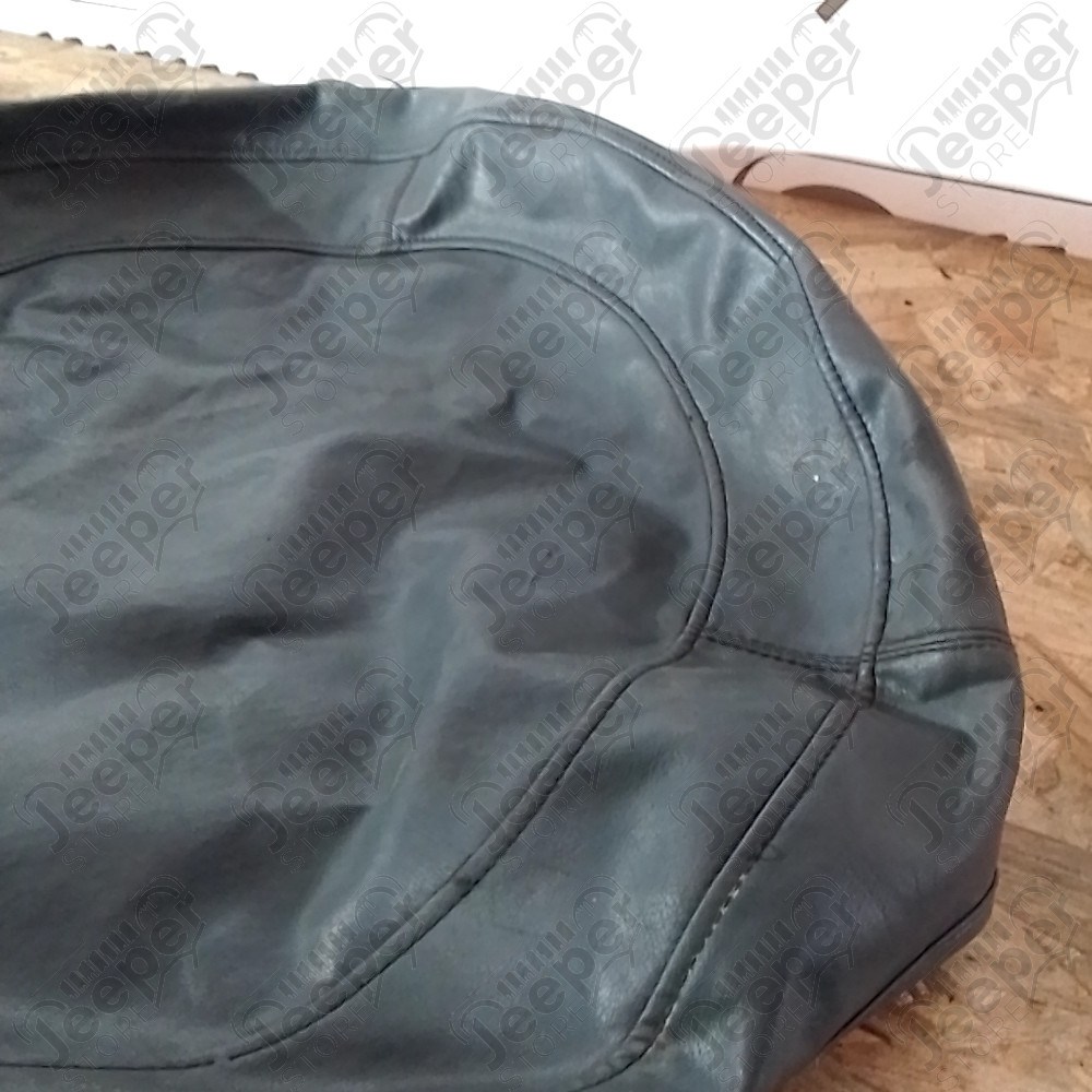 Occasion : Housse de roue de secours en cuir gris d'origine pour Jeep Cherokee XJ