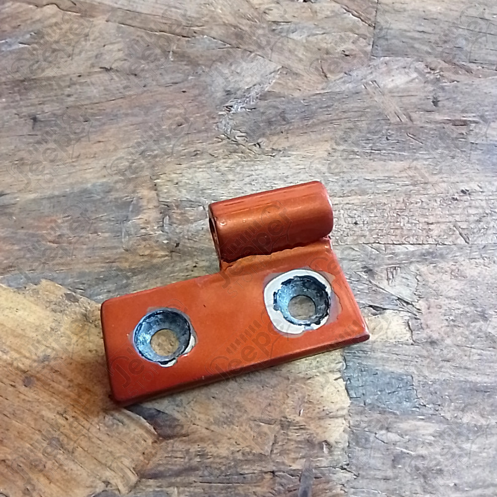 Occasion : Partie de charnière de porte gauche orange pour Jeep CJ7, CJ8, YJ