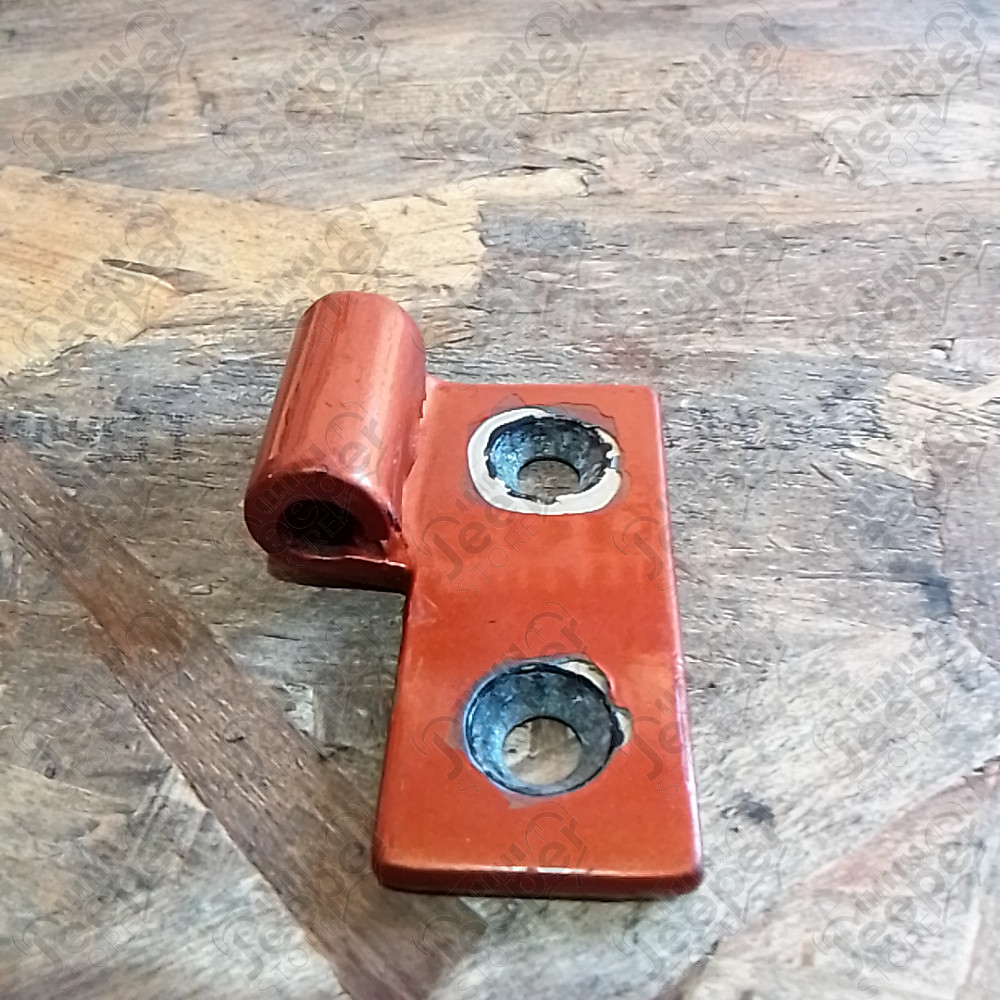 Occasion : Partie de charnière de porte gauche orange pour Jeep CJ7, CJ8, YJ