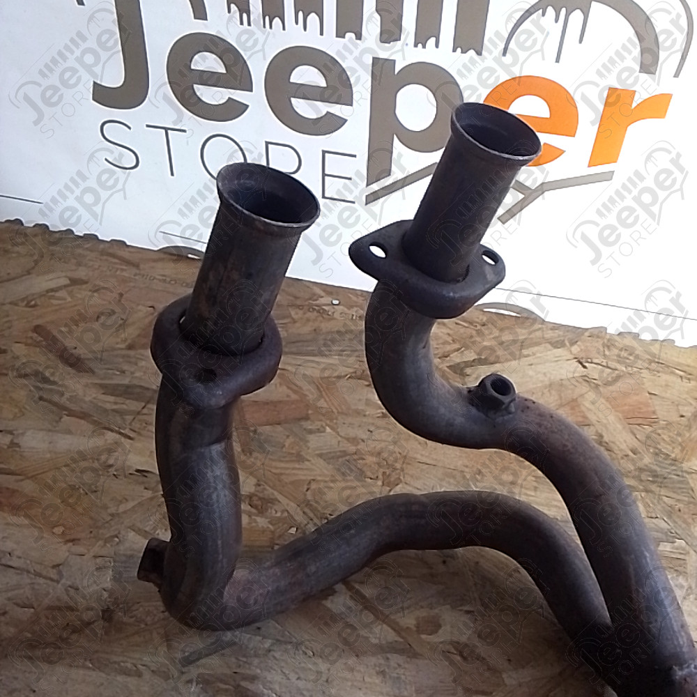 Occasion : Double sorties de collecteurs d'échappement pour Jeep divers