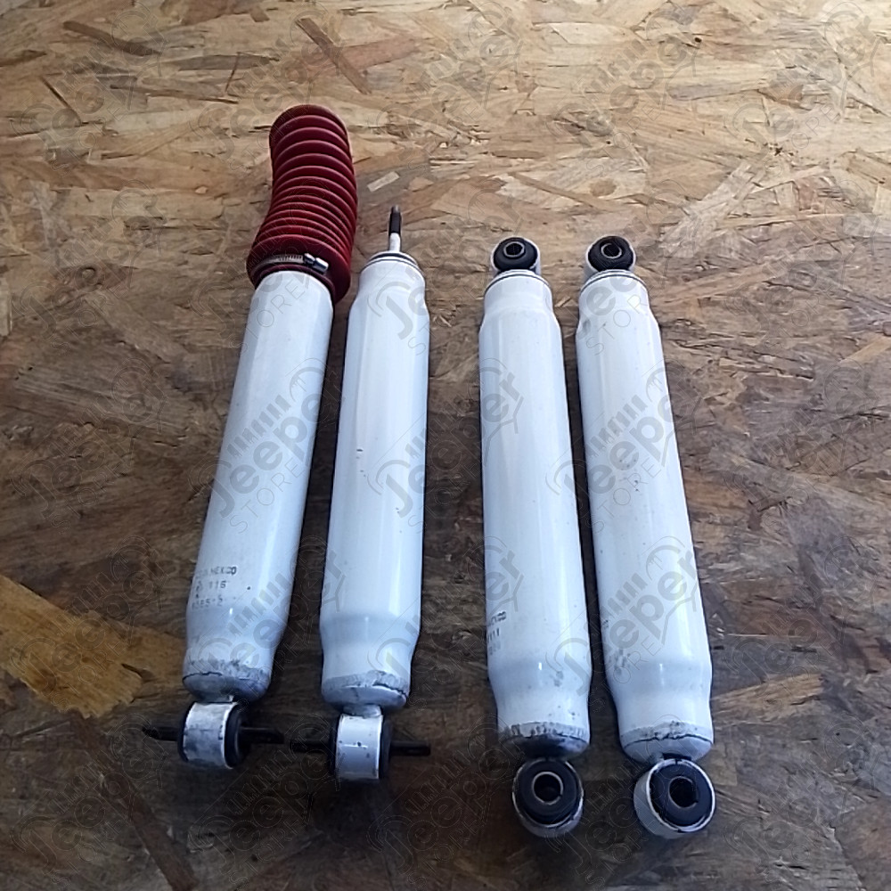 Occasion : Lot de 4 amortisseurs hydrauliques + 5 cm pour Jeep Grand Cherokee WJ, WG