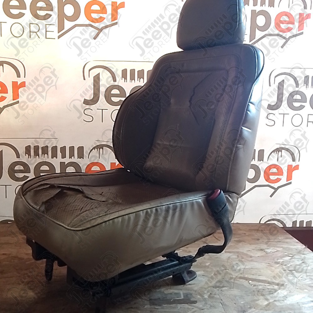 Occasion : Siège avant droit crème en cuir pour Jeep Grand Cherokee ZJ, ZG