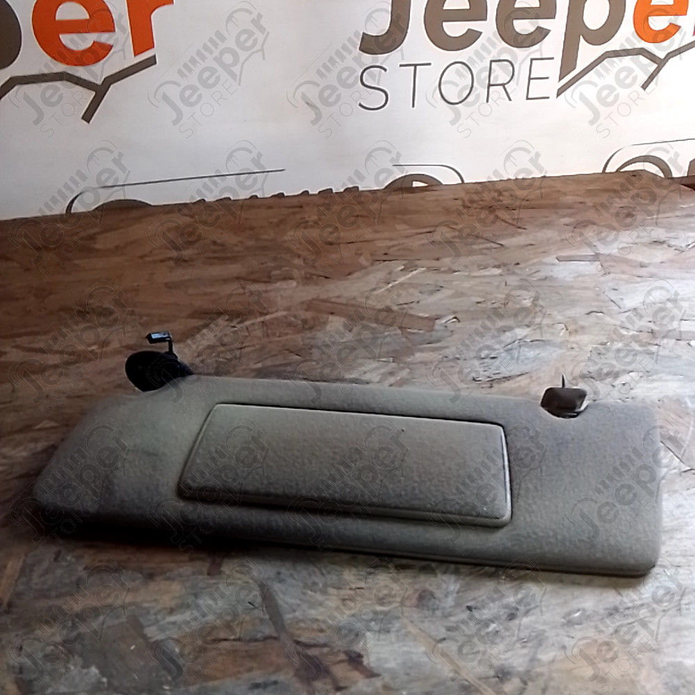 Occasion : Pare soleil en tissu beige (conducteur) pour Jeep Grand Cherokee ZJ, ZG