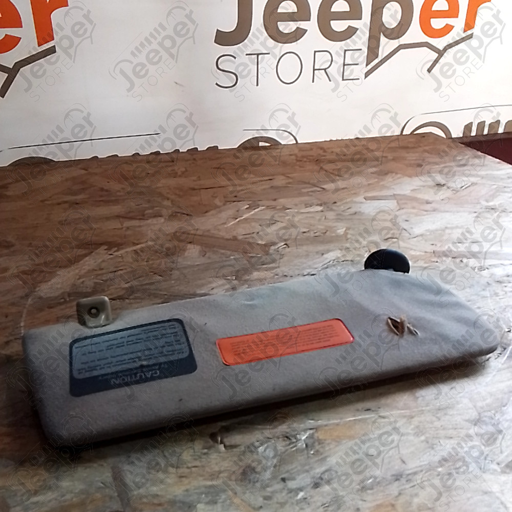 Occasion : Pare soleil en tissu beige (conducteur) pour Jeep Grand Cherokee ZJ, ZG