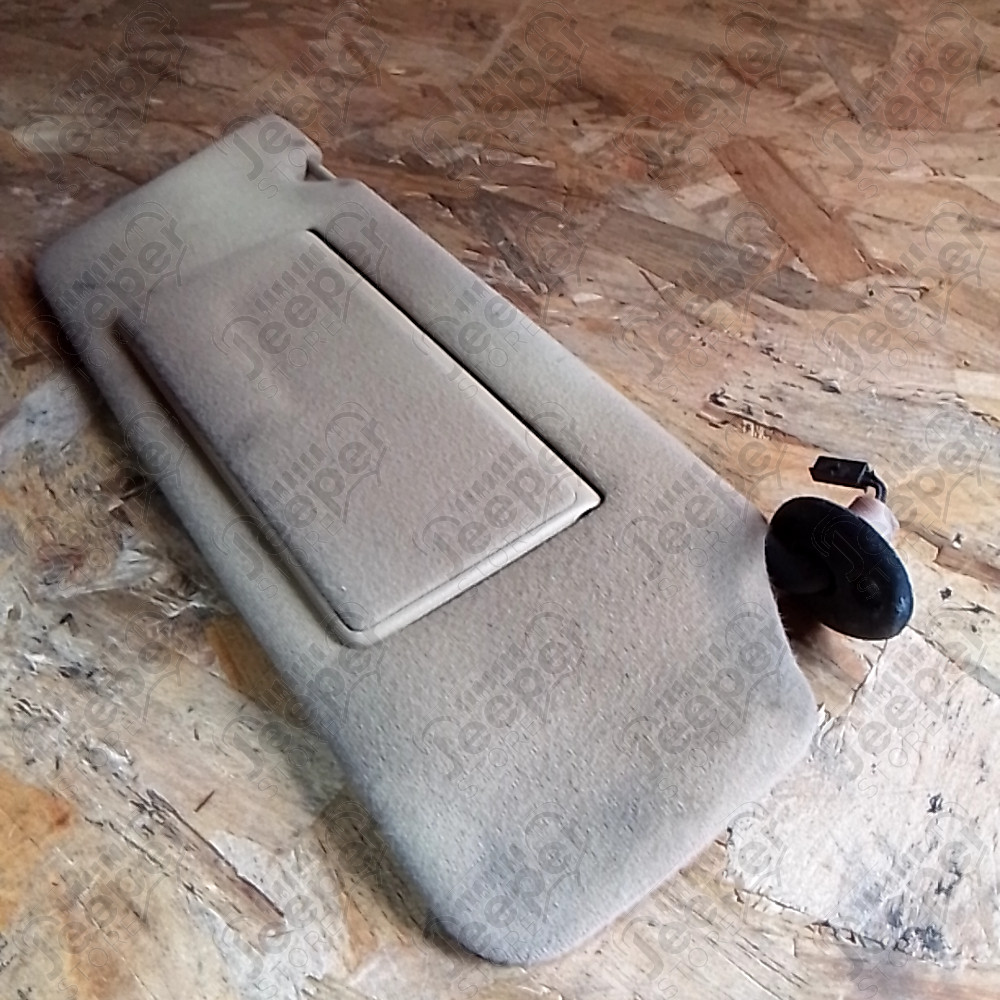 Occasion : Pare soleil en tissu beige (passager) pour Jeep Grand Cherokee ZJ, ZG