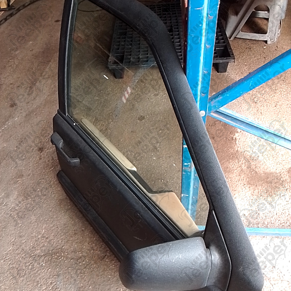 Occasion : Porte avant droite avec peinture RAPTOR noire et intérieur beige pour Jeep Grand Cherokee ZJ, ZG