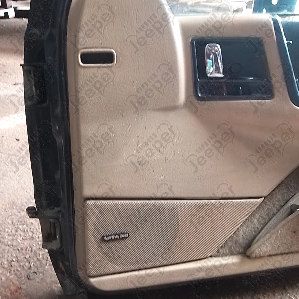 Occasion : Porte avant droite avec peinture RAPTOR noire et intérieur beige pour Jeep Grand Cherokee ZJ, ZG