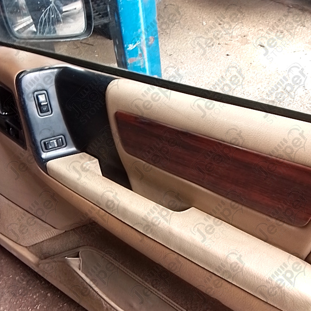 Occasion : Porte avant droite avec peinture RAPTOR noire et intérieur beige pour Jeep Grand Cherokee ZJ, ZG