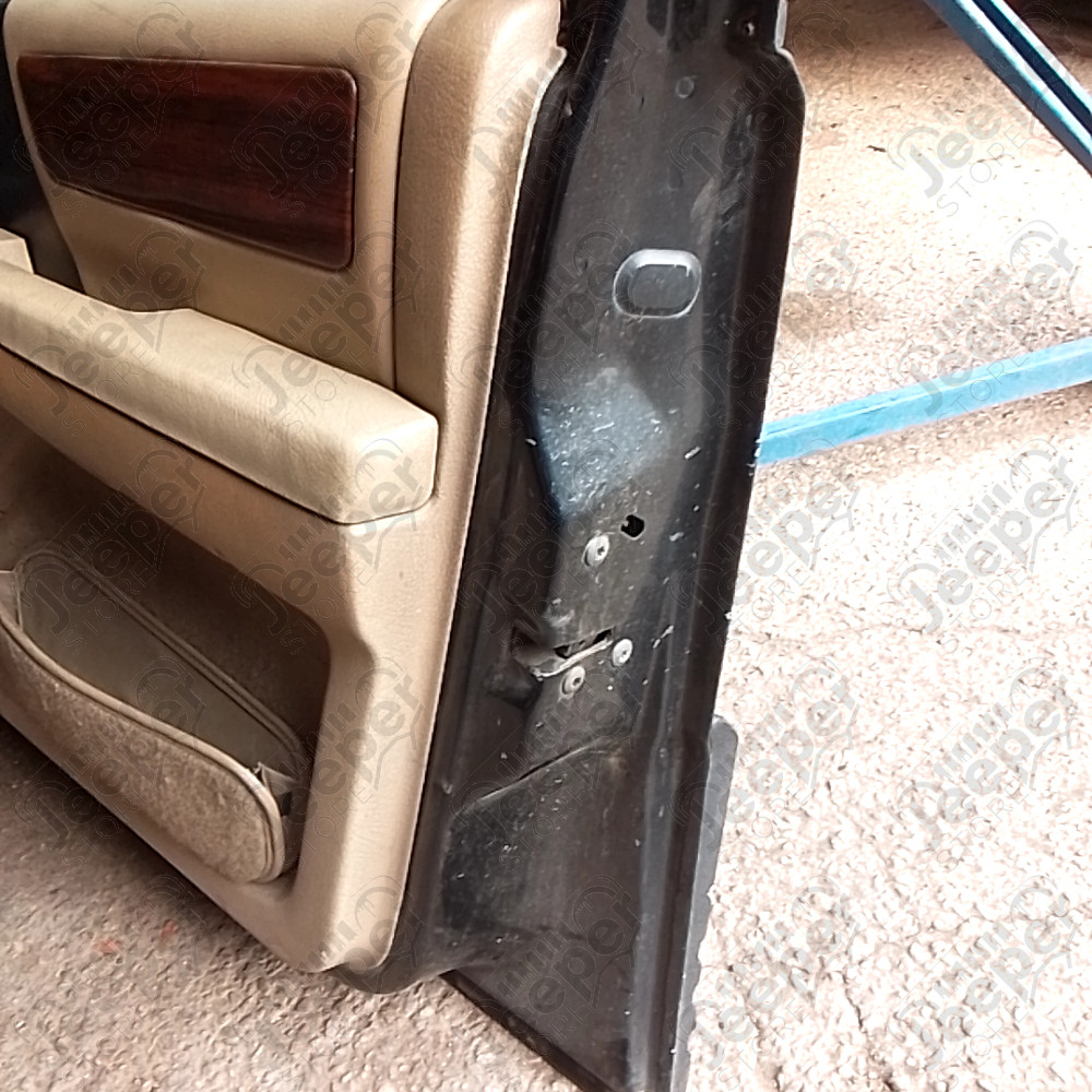 Occasion : Porte avant droite avec peinture RAPTOR noire et intérieur beige pour Jeep Grand Cherokee ZJ, ZG