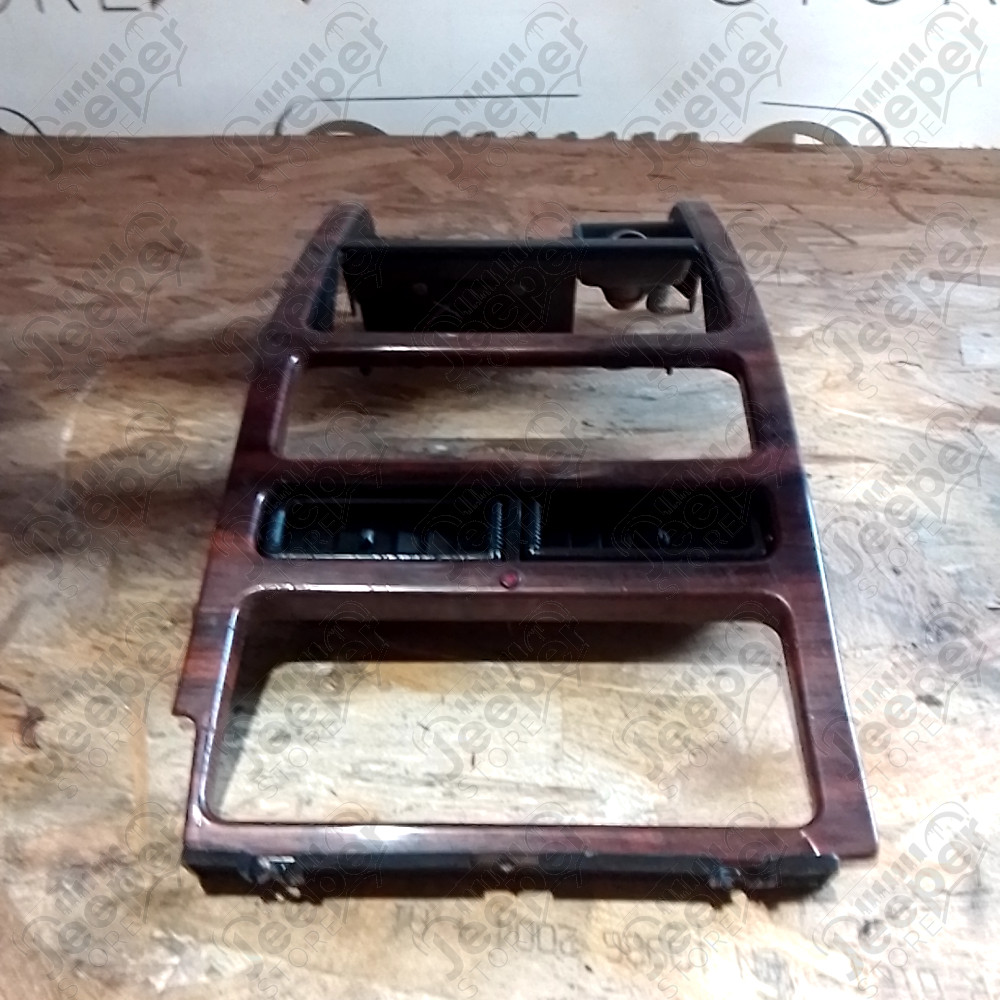 Occasion : Enjoliveur central de tableau de bord imitation bois pour Jeep Grand Cherokee ZJ, ZG