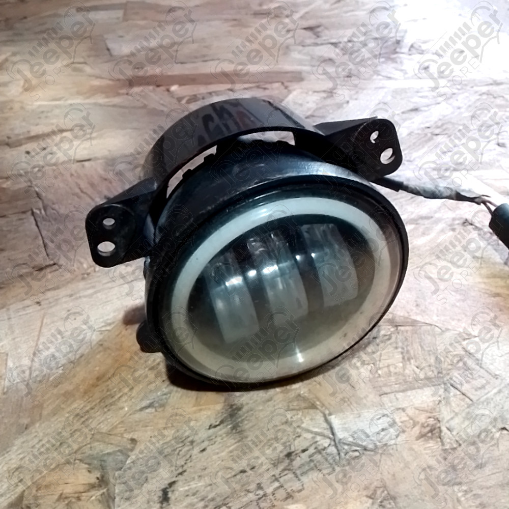 Occasion : Lot de 2 phares antibrouillard avant LED pour Jeep Wrangler JK