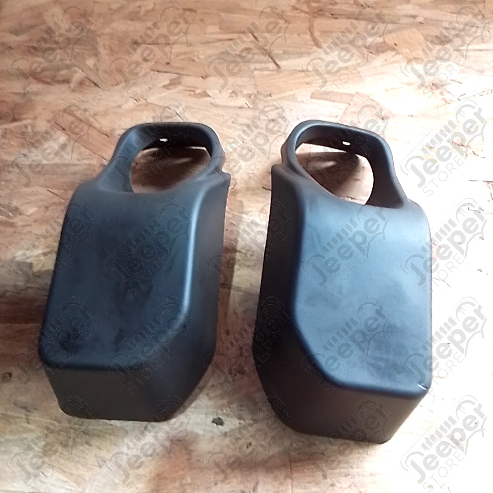 Occasion : Lot de 2 embouts pour pare chocs avant acier version Rubicon 10th anniversary pour Jeep Wrangler JK
