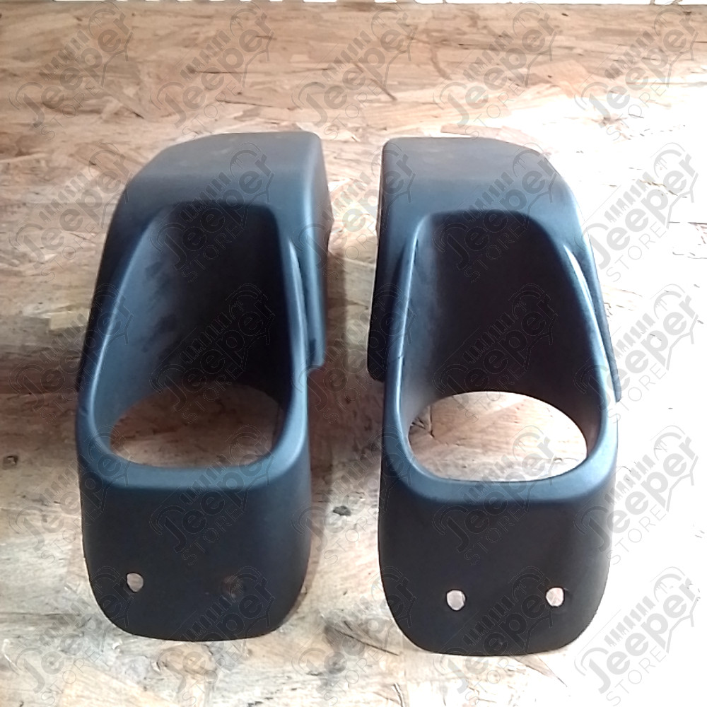 Occasion : Lot de 2 embouts pour pare chocs avant acier version Rubicon 10th anniversary pour Jeep Wrangler JK