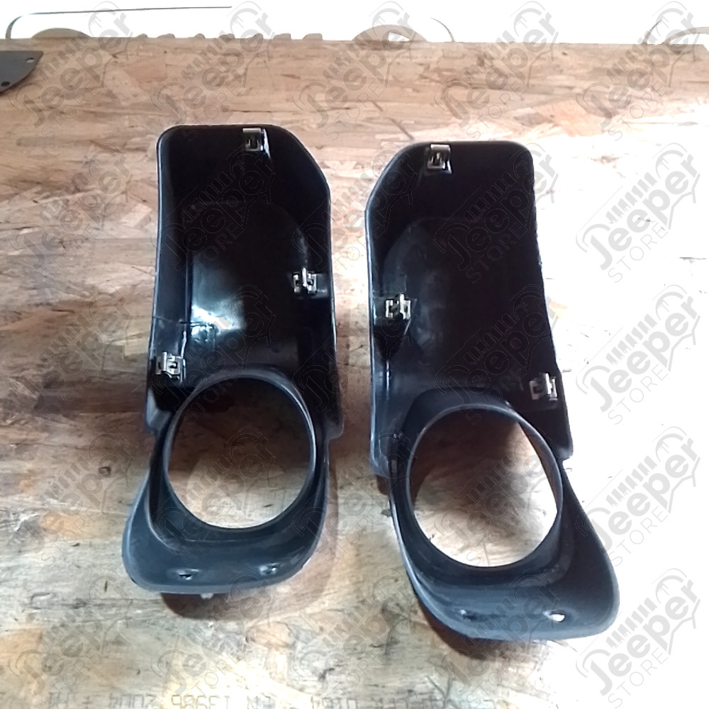 Occasion : Lot de 2 embouts pour pare chocs avant acier version Rubicon 10th anniversary pour Jeep Wrangler JK