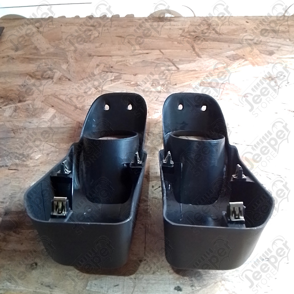 Occasion : Lot de 2 embouts pour pare chocs avant acier version Rubicon 10th anniversary pour Jeep Wrangler JK